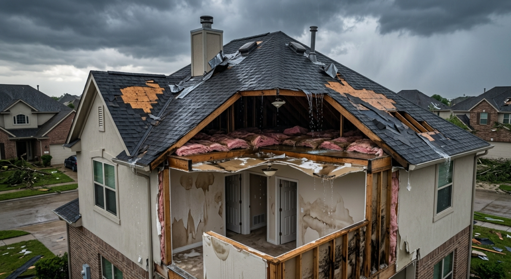 Roof Damage and Water Intrusion