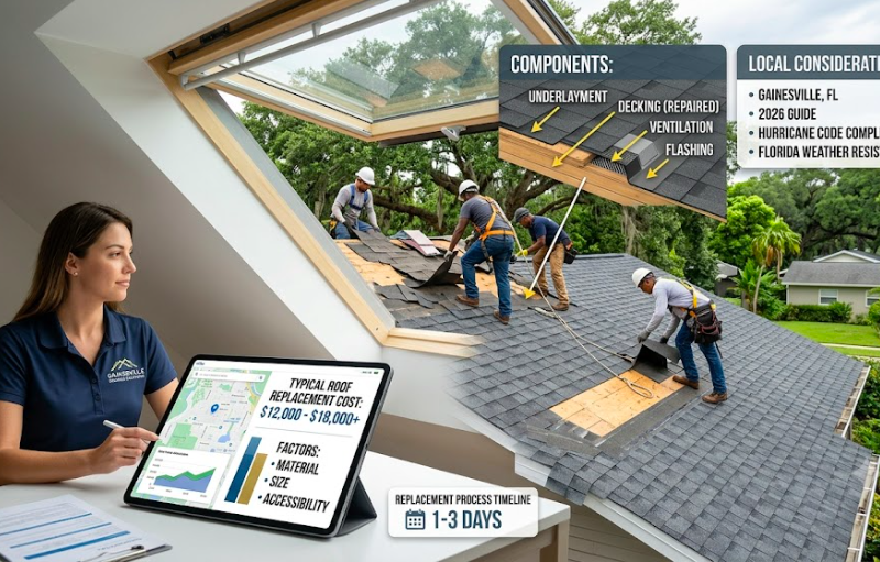 What Is the Typical Cost of Replacing a Roof in Gainesville, FL? (2026 Complete Guide)