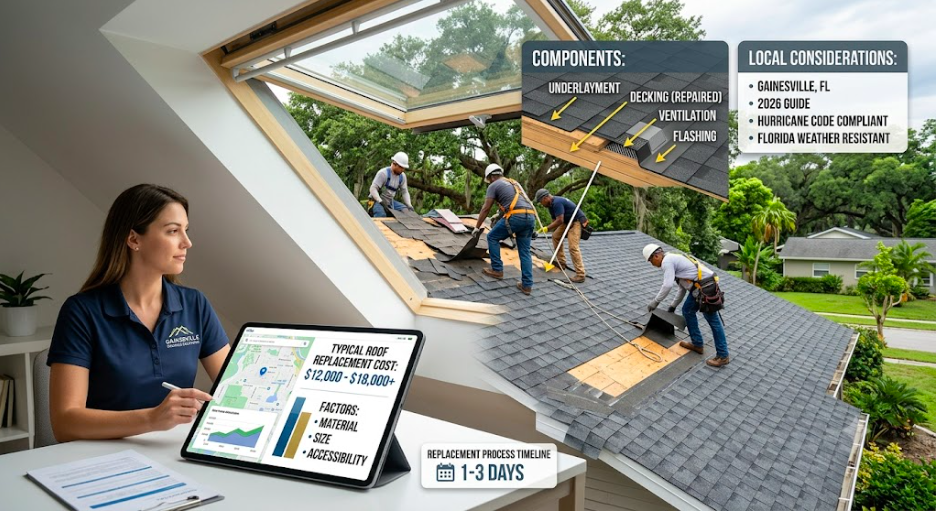 What Is the Typical Cost of Replacing a Roof in Gainesville, FL?