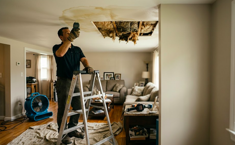 Can a Wet Ceiling Be Saved? When to Repair vs. Replace Drywall and Insulation